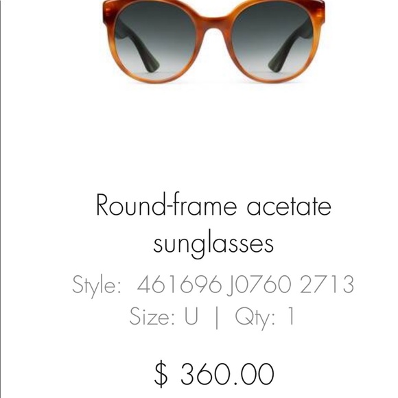 GUCCI Round sunglasses - Picture 10 of 11